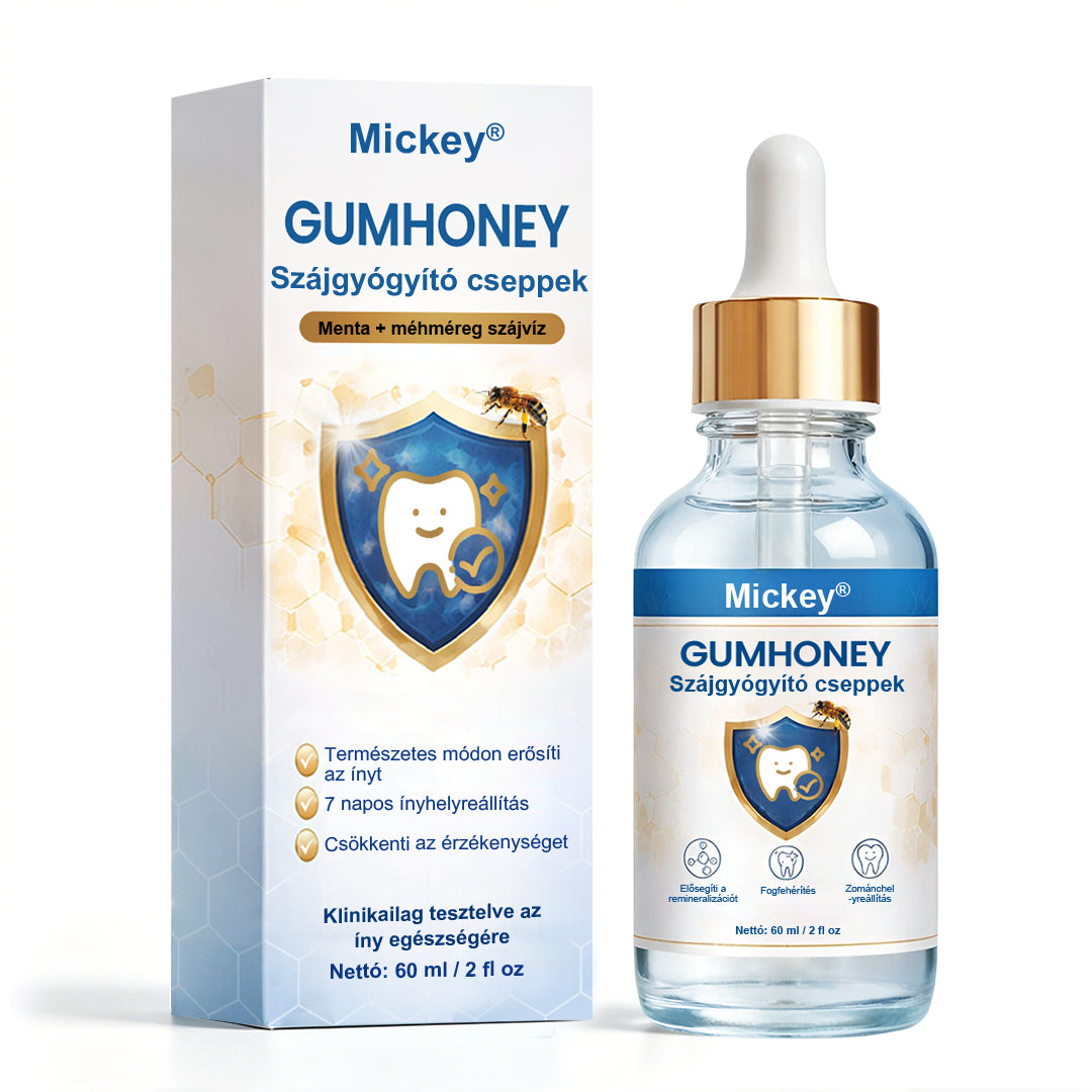 ☄️☄️Mickey® GumHony szájüregi helyreállító cseppek