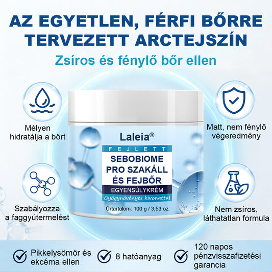 🌱🌱Pikkelymentes bőr 7 nap alatt Csökkenti a viszketést és a korpásodást – Laleia® SeboBiome Pro Szakáll- és Fejbőrkrém