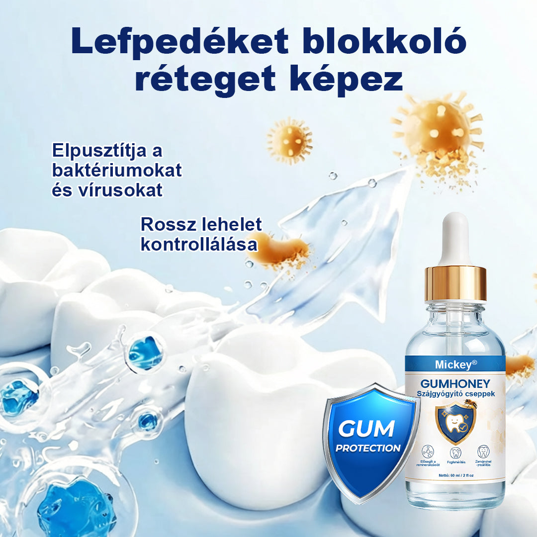 ☄️Mickey® GumHony szájüregi helyreállító cseppek