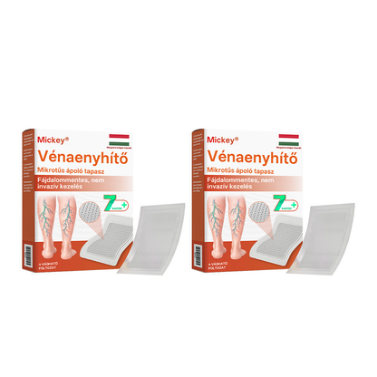 🎁 Mickey® Vein Ease Mikrotű Ápoló Tapasz (Pókvénák, visszér, duzzanat és lábfáradtság ellen) – Utolsó nap! 50% kedvezmény