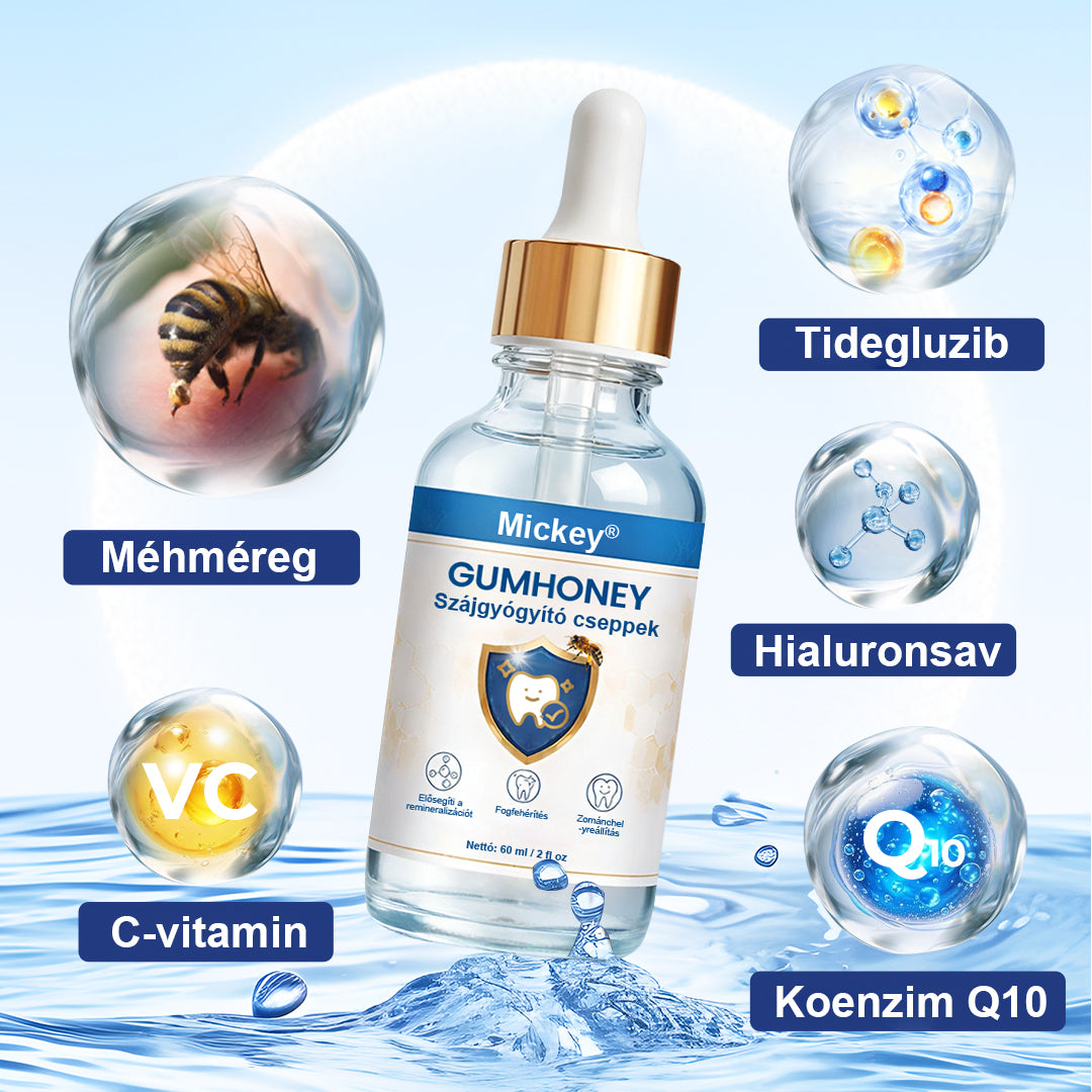 ☄️Mickey® GumHony szájüregi helyreállító cseppek
