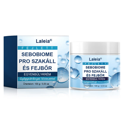 🔥 Pikkelymentes bőr 7 nap alatt Csökkenti a viszketést és a korpásodást  – Laleia® SeboBiome Pro Szakáll- és Fejbőrkrém 🌱