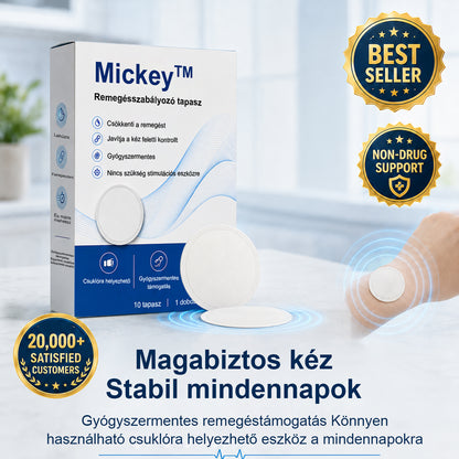 🧬🧬🧬 Mickey® Remegéskontroll Tapasz
