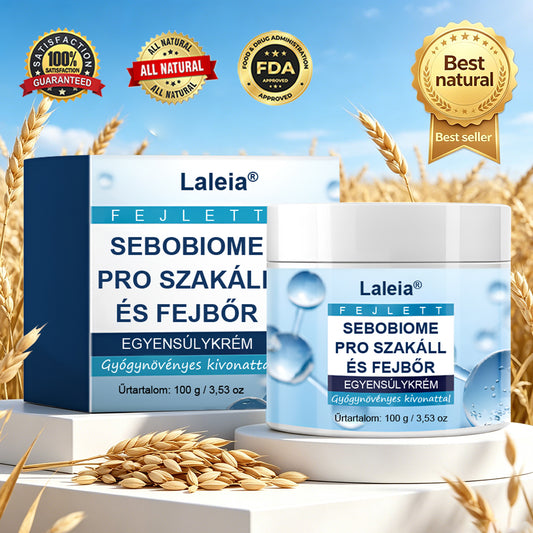 🔥 Pikkelymentes bőr 7 nap alatt Csökkenti a viszketést és a korpásodást  – Laleia® SeboBiome Pro Szakáll- és Fejbőrkrém 🌱
