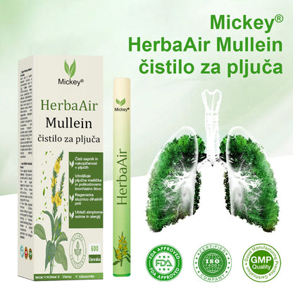 Uradna trgovina blagovne znamke✅ Mickey® HerbaAir Mullein čiščenje pljuč