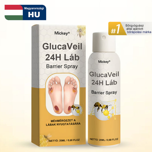 🦶🦶Mickey® GlucaVeil 24H Lábvédő Spray
