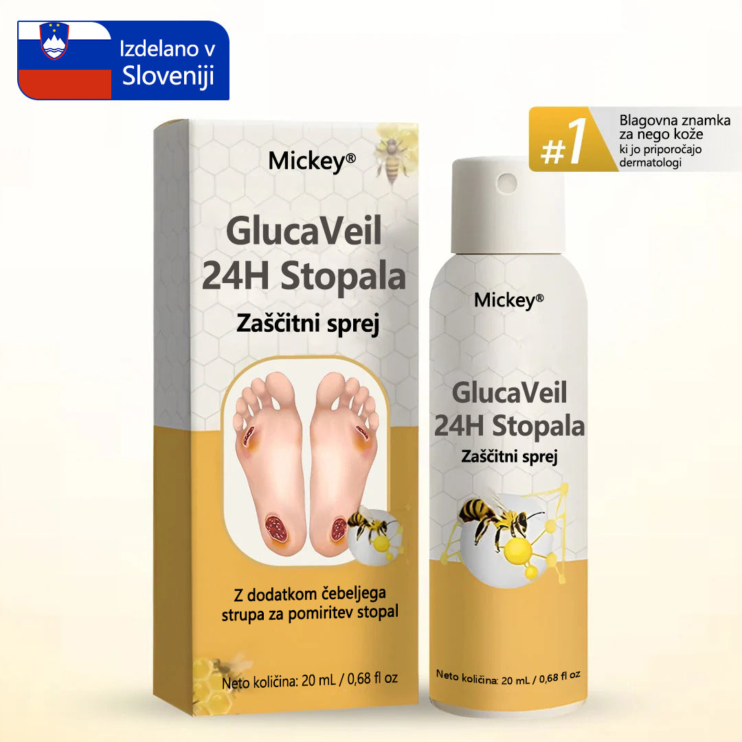 Mickey® GlucaVeil 24H zaščitni sprej za stopala