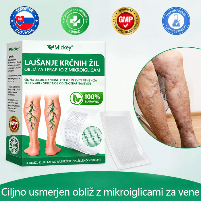 Mickey® VeinEase obliž z mikroiglami ⚡ Dolgotrajno izboljšanje
