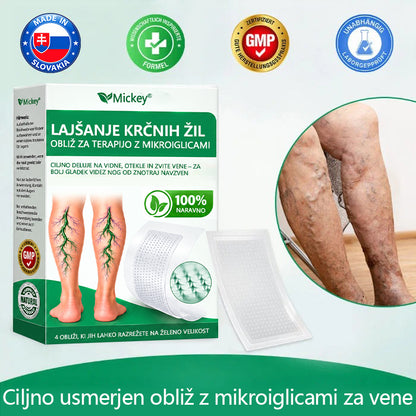 Mickey® VeinEase obliž z mikroiglami ⚡ Dolgotrajno izboljšanje