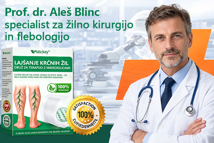 Mickey® VeinEase obliž z mikroiglami ⚡ Dolgotrajno izboljšanje