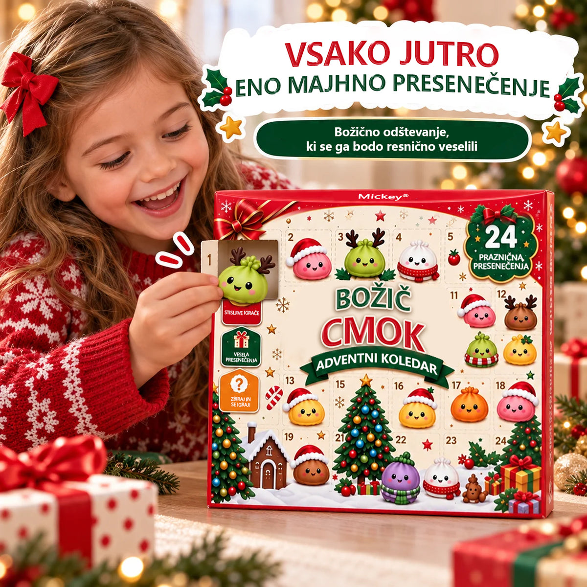 Mickey® Božični adventni koledar 🎁