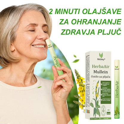 Uradna trgovina blagovne znamke✅ Mickey® HerbaAir Mullein čiščenje pljuč