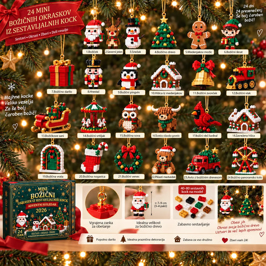 Adventni koledar s 24 božičnimi sestavljankami 🎄 24 dni • 24 presenečenj • Čarobni družinski trenutki