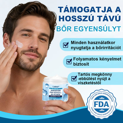 🔥 Pikkelymentes bőr 7 nap alatt Csökkenti a viszketést és a korpásodást  – Laleia® SeboBiome Pro Szakáll- és Fejbőrkrém 🌱