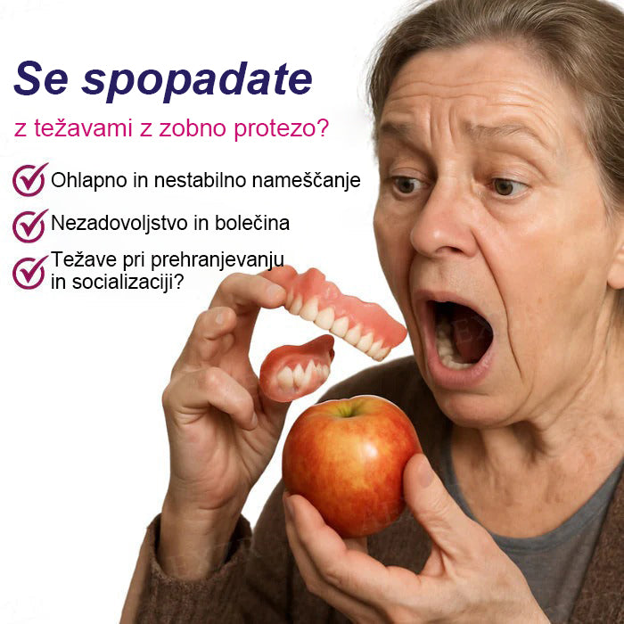 Mickey® Toplotno oblikovljivo lepilo za zobne proteze🔥