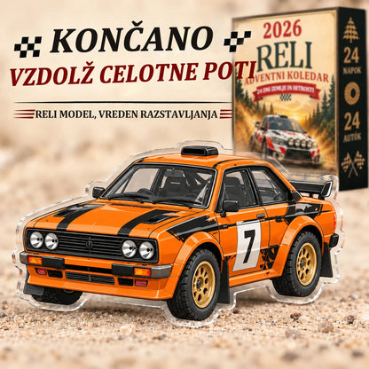 Rally božični adventni koledar 2026-🏎️ 24 dni polnih hitrosti in razburjenja (2D modeli)