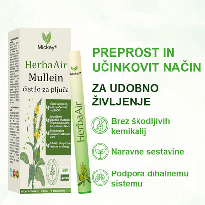 Uradna trgovina blagovne znamke✅ Mickey® HerbaAir Mullein čiščenje pljuč