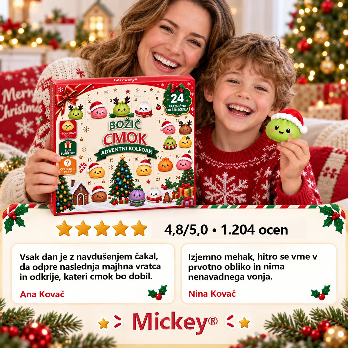 Mickey® Božični adventni koledar 🎁