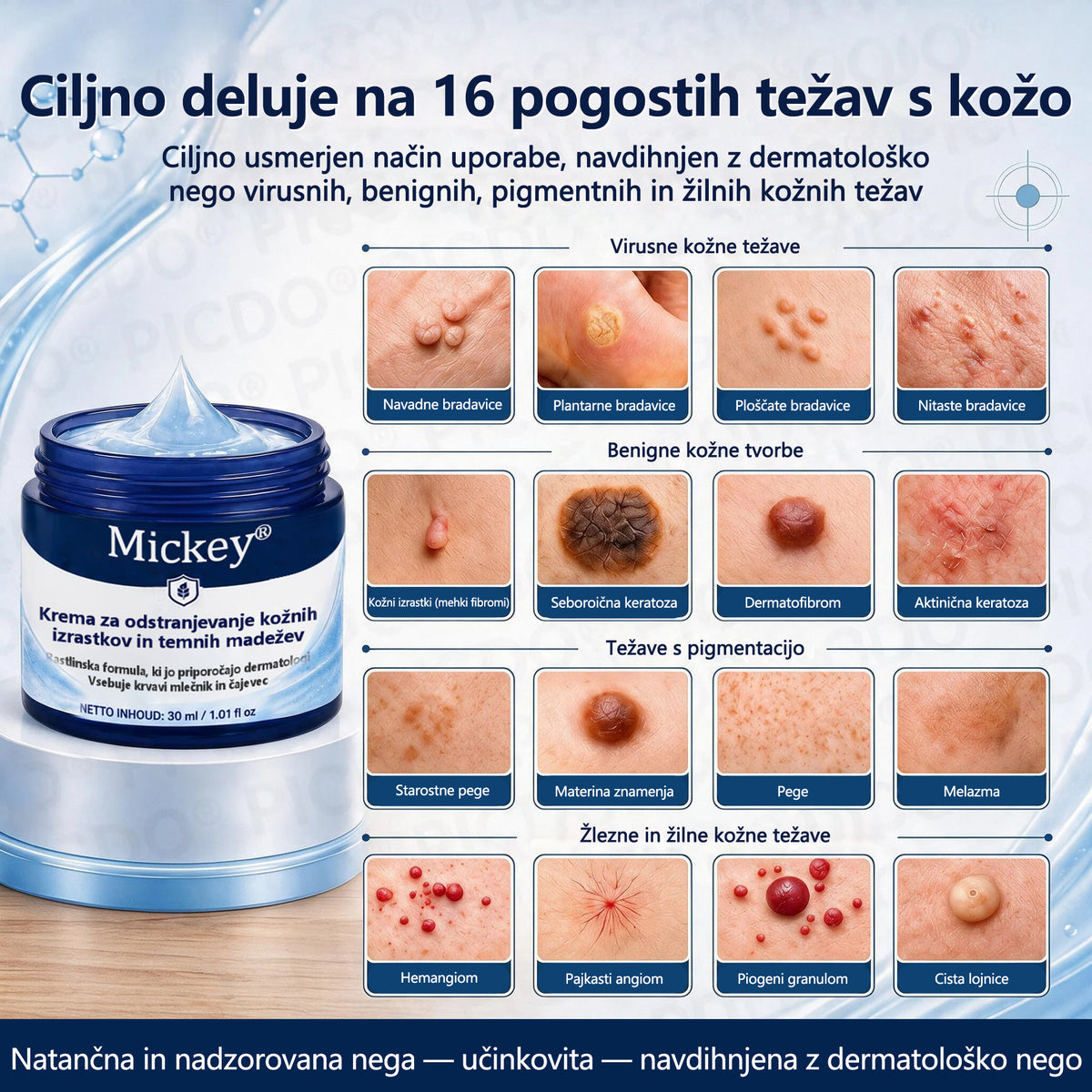 Mickey® Krema za izravnavo nepravilnosti na koži