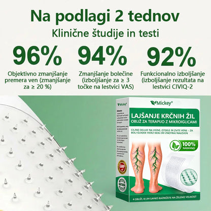 Mickey® VeinEase obliž z mikroiglami ⚡ Dolgotrajno izboljšanje