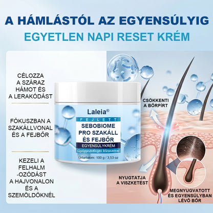 🔥 Pikkelymentes bőr 7 nap alatt Csökkenti a viszketést és a korpásodást  – Laleia® SeboBiome Pro Szakáll- és Fejbőrkrém 🌱