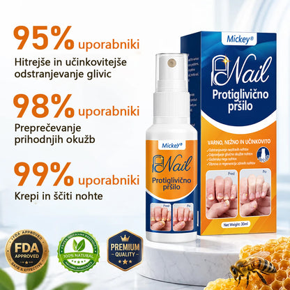 Mickey® pršilo za lajšanje glivic na nohtih