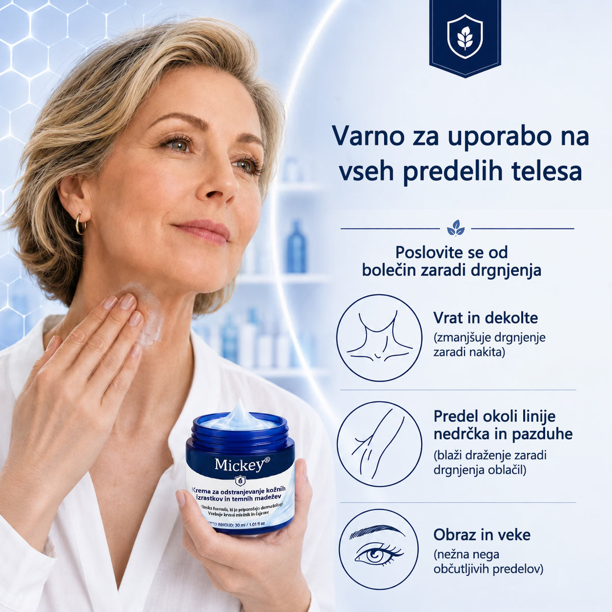 Mickey® Krema za izravnavo nepravilnosti na koži