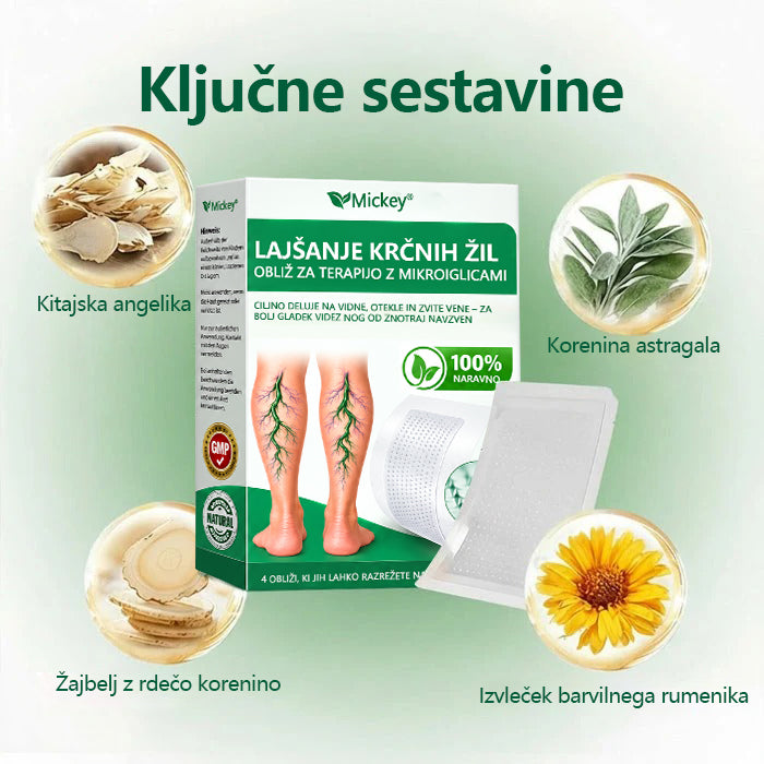 Mickey® VeinEase obliž z mikroiglami ⚡ Dolgotrajno izboljšanje