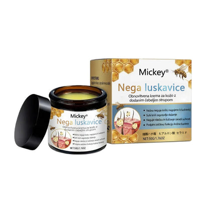Mickey® PsoriaSoothe Krema za regeneracijo kože s čebeljim strupom